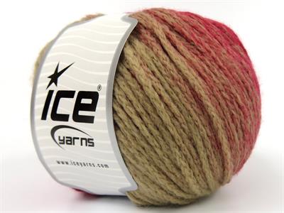 4x100gr. NORDIC LIGHT Yün, Akrilik Deve Tüyü Kışlık, Yün, Batik Desenli, Worsted, Zincir, Akrilik