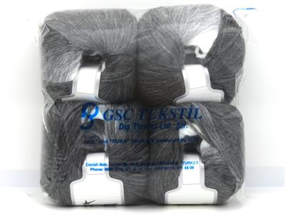 4x100gr. NORDIC LIGHT Yün, Akrilik Beyaz, Gri Kışlık, Yün, Batik Desenli, Worsted, Zincir, Akrilik