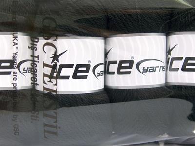 Lot of 4 x 100gr Skeins Ice Yarns NORSK (45% Alpaca 25% Wool) Yarn Black