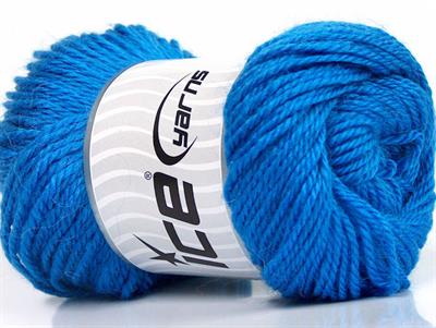 Lot of 4 x 100gr Skeins Ice Yarns NORSK (45% Alpaca 25% Wool) Yarn Blue