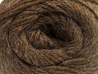 Lot of 4 x 100gr Skeins Ice Yarns NORSK (45% Alpaca 25% Wool) Yarn Brown