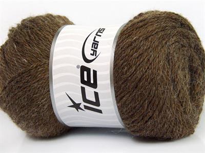 Lot of 4 x 100gr Skeins Ice Yarns NORSK (45% Alpaca 25% Wool) Yarn Brown