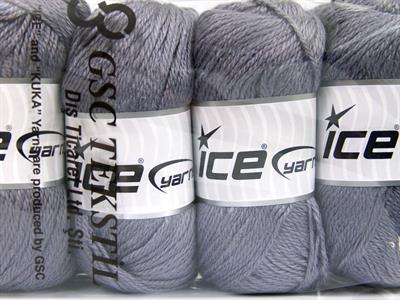 Lot of 4 x 100gr Skeins Ice Yarns NORSK (45% Alpaca 25% Wool) Yarn Dark Lilac