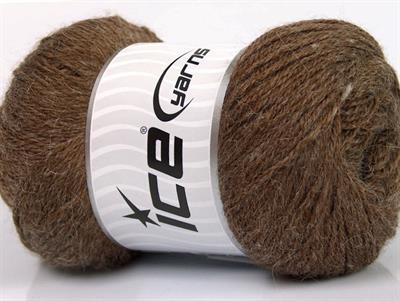 4x100gr. NORSK FINE Yün, Alpaka Kahverengi Lüks, Alpaka, Kışlık, Yün