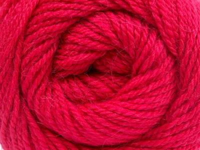 Lot of 4 x 100gr Skeins Ice Yarns NORSK (45% Alpaca 25% Wool) Yarn Fuchsia