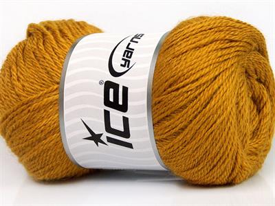 Lot of 4 x 100gr Skeins Ice Yarns NORSK (45% Alpaca 25% Wool) Yarn Gold