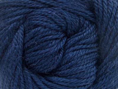 Lot of 4 x 100gr Skeins Ice Yarns NORSK (45% Alpaca 25% Wool) Yarn Navy
