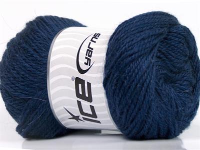 Lot of 4 x 100gr Skeins Ice Yarns NORSK (45% Alpaca 25% Wool) Yarn Navy