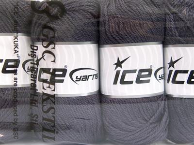Lot of 4 x 100gr Skeins Ice Yarns NORSK (45% Alpaca 25% Wool) Yarn Purple