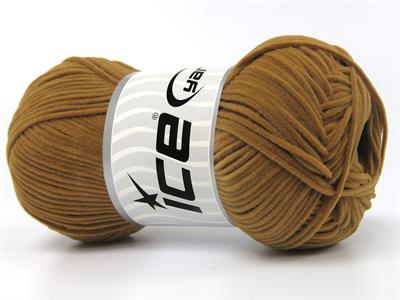 Lot of 6 Skeins Ice Yarns NUBUCK CHENILLE (100% MicroFiber) Yarn Light Gold