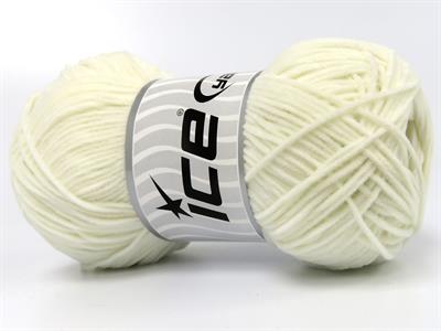 Lot of 6 Skeins Ice Yarns NUBUCK CHENILLE (100% MicroFiber) Yarn Light Cream