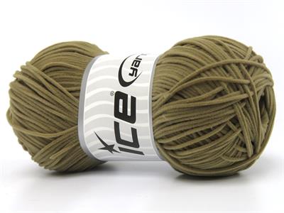 Lot of 6 Skeins Ice Yarns NUBUCK CHENILLE (100% MicroFiber) Yarn Light Khaki
