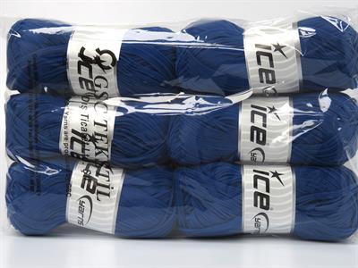Lot of 6 Skeins Ice Yarns NUBUCK CHENILLE (100% MicroFiber) Yarn Saxe Blue