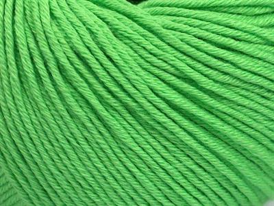 Lot of 4 Skeins Ice Yarns ORGANIC BABY COTTON (100% Organic Cotton) Yarn Light Green