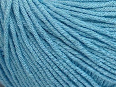Lot of 4 Skeins Ice Yarns ORGANIC BABY COTTON (100% Organic Cotton) Yarn Baby Blue
