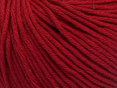 Lot of 4 Skeins Ice Yarns ORGANIC BABY COTTON (100% Organic Cotton) Yarn Burgundy