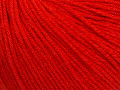 Lot of 4 Skeins Ice Yarns ORGANIC BABY COTTON (100% Organic Cotton) Yarn Red