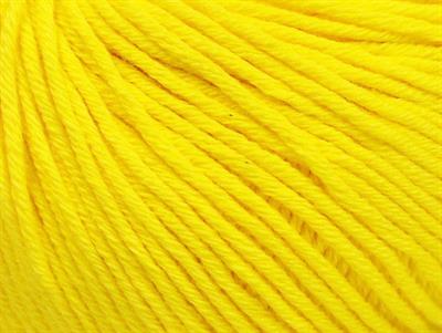 Lot of 4 Skeins Ice Yarns ORGANIC BABY COTTON (100% Organic Cotton) Yarn Yellow