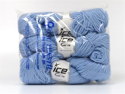 3x100gr. ORGANIC WOOL BULKY  Bebe Mavisi Lüks, Kışlık, Yün, 100% Yün, Kalın