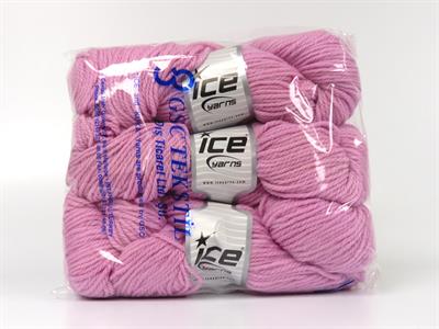 3x100gr. ORGANIC WOOL BULKY  Bebe Pembesi Lüks, Kışlık, Yün, 100% Yün, Kalın