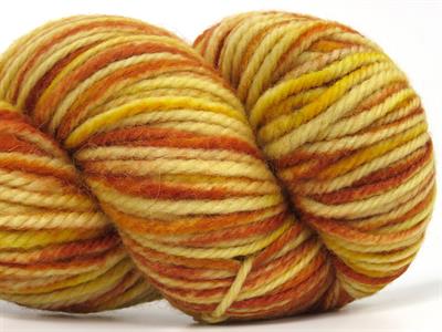 3x100gr. ORGANIC WOOL BULKY HAND PAINT Altın tonları  Lüks, Kışlık, Yün, 100% Yün, Kalın, El Boyama, Keçe