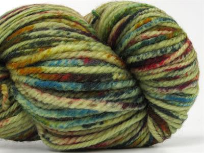 Lot of 3 x 100gr Skeins Ice Yarns ORGANIC WOOL BULKY HAND PAINT (100% Organic Wool) Yarn Rainbow