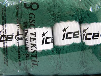 4x100gr. PANDA Mikro Fiber Koyu yeşil Yumoş, Sakallı, Kışlık, Çok Kalın