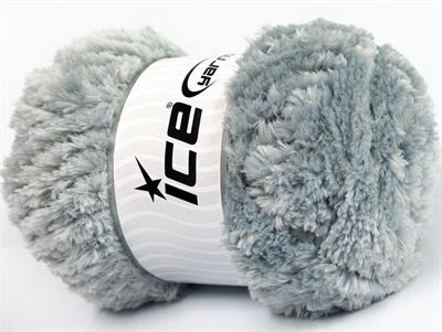 4x100gr. PANDA Mikro Fiber Gri Yumoş, Sakallı, Kışlık, Çok Kalın