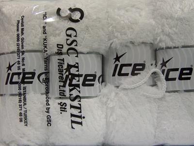 4x100gr. PANDA Mikro Fiber Beyaz Yumoş, Sakallı, Kışlık, Çok Kalın