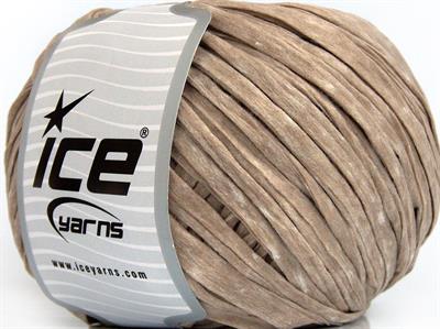 2x100gr. PAPER RIBBON Viskon Bej Şerit, Viskon, Yazlık İplikler, Tığ İşi, Düz iplikler