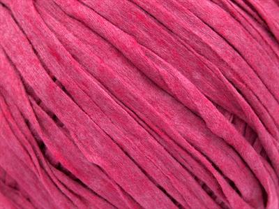 2x100gr. PAPER RIBBON Viskon Fuşya Şerit, Viskon, Yazlık İplikler, Tığ İşi, Düz iplikler