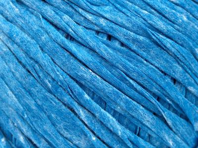 2x100gr. PAPER RIBBON Viskon Kot Mavisi Şerit, Viskon, Yazlık İplikler, Tığ İşi, Düz iplikler