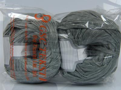 2x100gr. PAPER RIBBON Viskon Açık Gri Şerit, Viskon, Yazlık İplikler, Tığ İşi, Düz iplikler