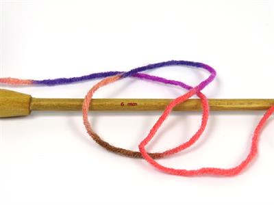 4x100gr. PARTY Akrilik Kahverengi, Pembe tonları, Mor Tonları Kışlık, Batik Desenli, Worsted, 100% Akrilik