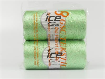 2x200gr. PETITE PAILLETTE CONE  Nane Yeşil Çok İnce, Yazlık İplikler, Boncuklu Pullu