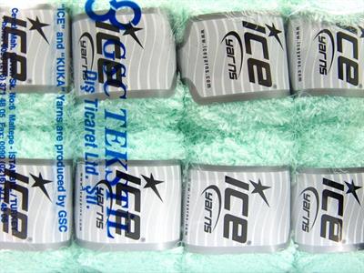 8x50gr. POLAR SOFT  Nane Yeşil Yumoş, Sakallı, Kışlık, Çok Kalın