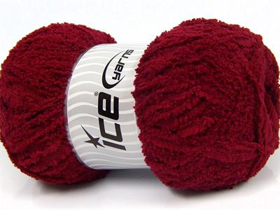 4x100gr. PUFFY Mikro Fiber Koyu kırmızı Yumoş, Sakallı, Kışlık, Bebe, Kalın