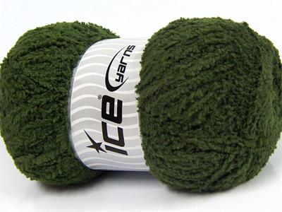 4x100gr. PUFFY Mikro Fiber Orman Yeşili Yumoş, Sakallı, Kışlık, Bebe, Kalın