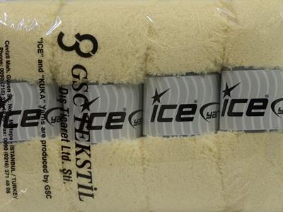 4x100gr. PUFFY Mikro Fiber Limon Sarısı Yumoş, Sakallı, Kışlık, Bebe, Kalın