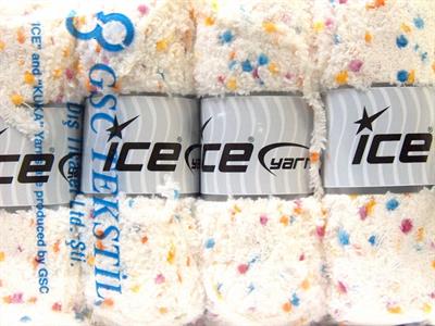 4x100gr. PUFFY POMPOM Mikro Fiber Krem Yumoş Bük. Sakallı Bük., Kışlık, Bebe, Kalın