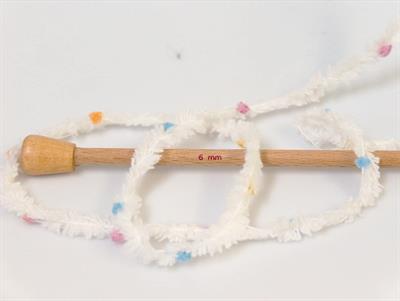 4x100gr. PUFFY POMPOM Mikro Fiber Krem Yumoş Bük. Sakallı Bük., Kışlık, Bebe, Kalın