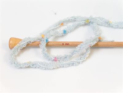 4x100gr. PUFFY POMPOM Mikro Fiber Gri Yumoş Bük. Sakallı Bük., Kışlık, Bebe, Kalın