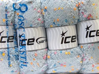 4x100gr. PUFFY POMPOM Mikro Fiber Gri Yumoş Bük. Sakallı Bük., Kışlık, Bebe, Kalın