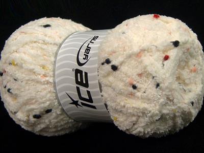 4x100gr. PUFFY POMPOM Mikro Fiber Açık Krem Yumoş Bük. Sakallı Bük., Kışlık, Bebe, Kalın