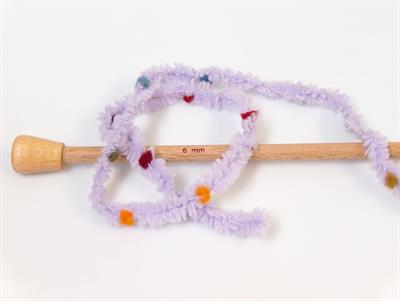 4x100gr. PUFFY POMPOM Mikro Fiber Leylak Yumoş Bük. Sakallı Bük., Kışlık, Bebe, Kalın