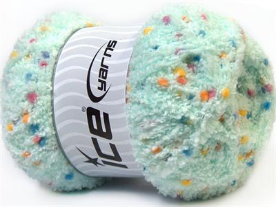 4x100gr. PUFFY POMPOM Mikro Fiber Nane Yeşil Yumoş Bük. Sakallı Bük., Kışlık, Bebe, Kalın