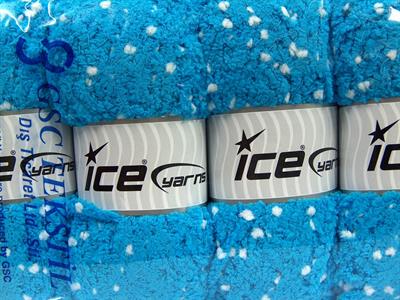 4x100gr. PUFFY POMPOM Mikro Fiber Turkuaz Yumoş Bük. Sakallı Bük., Kışlık, Bebe, Kalın