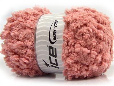 4x100gr. PUFFY POPCORN Mikro Fiber Pudra Pembe Yumoş, Sakallı, Kışlık, Ponpon, Çok Kalın