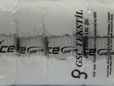 4x100gr. PUFFY Mikro Fiber Beyaz Yumoş, Sakallı, Kışlık, Bebe, Kalın