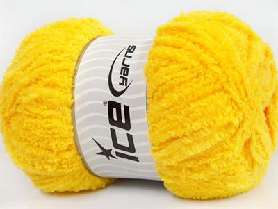 4x100gr. PUFFY Mikro Fiber Sarı Yumoş, Sakallı, Kışlık, Bebe, Kalın